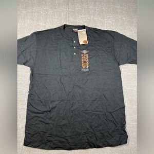 Vintage Harley Davidson Louisville Kentucky Single Stitch 1/4 Button Down Y2K 2X